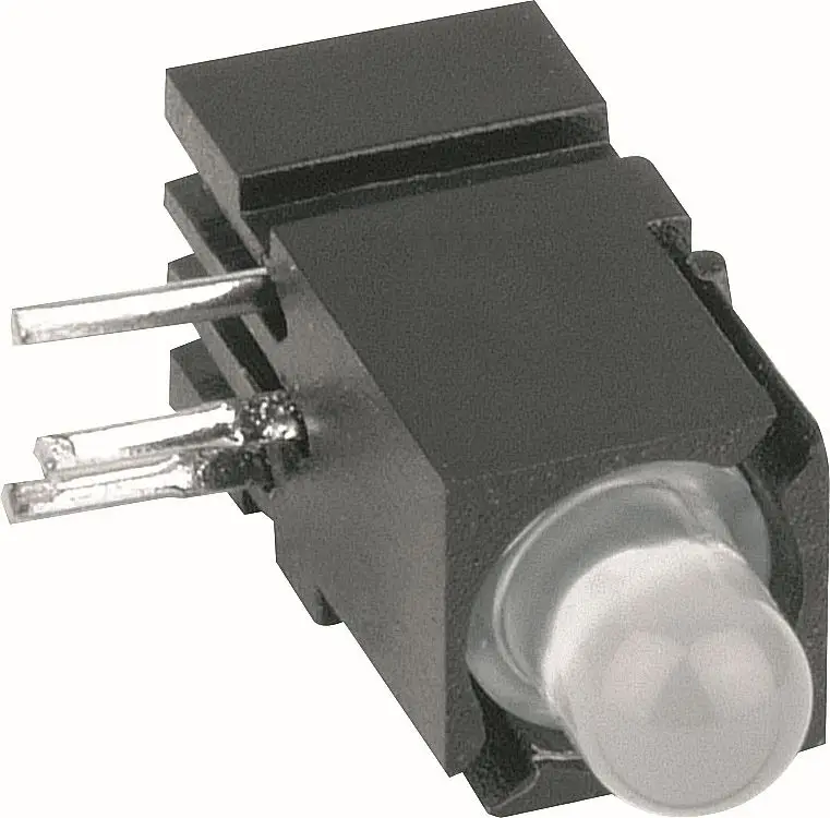 Mentor LED s vývody červená, zelená 3 mm 50 mcd 60 ° 20 mA 2.2 V