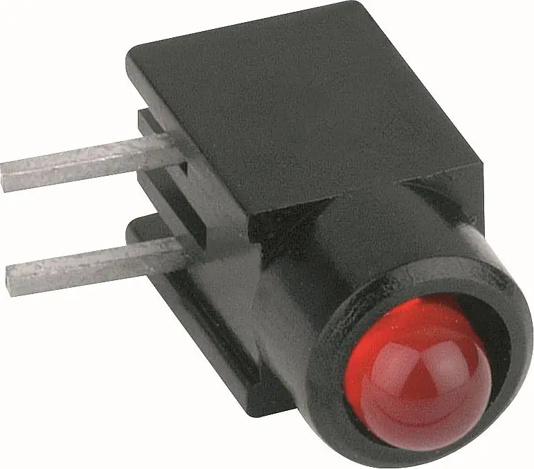 Mentor LED s vývody zelená 3 mm 20 mcd 40 ° 20 mA 2.1 V