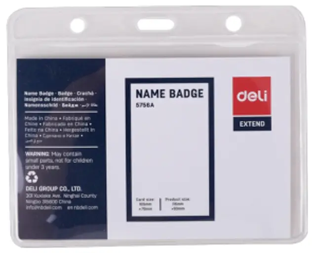 DELI D651135 štítek se jménem E5756 (š x v) 70 mm x 105 mm 50 ks DELI D651135 štítek se jménem E5756 (š x v) 70 mm x 105 mm 50 ks