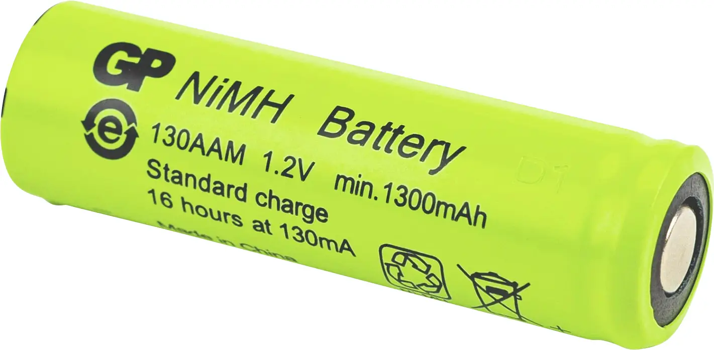 GP GPIND130AAMC1 speciální akumulátor AA Flat-Top Ni-MH 1.2 V 1300 mAh 1 ks