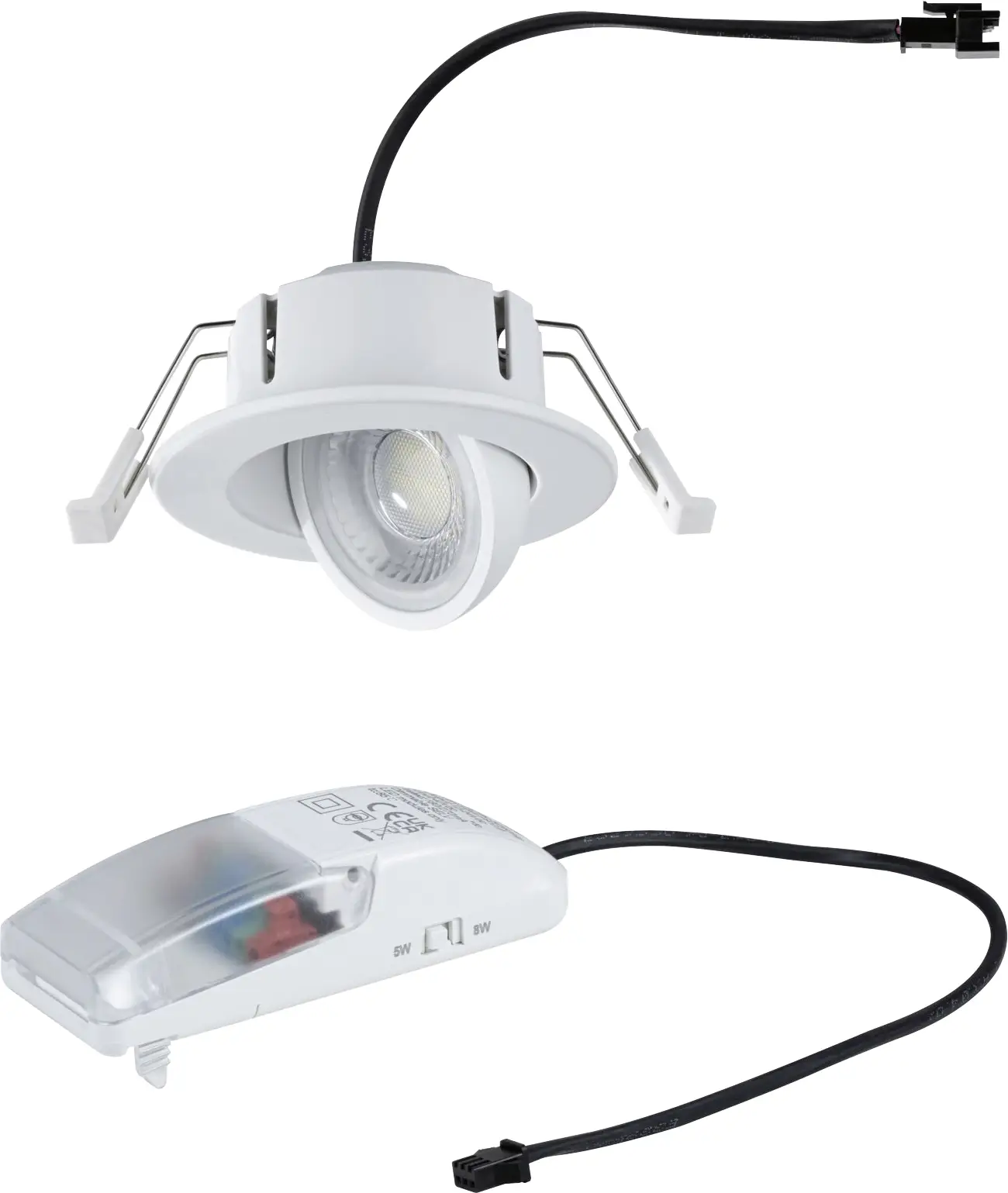 Paulmann 92411 LED vestavné svítidlo, LED, 5 W, 8 W, bílá (matná) Paulmann 92411 LED vestavné svítidlo, LED, 5 W, 8 W, bílá (matná)