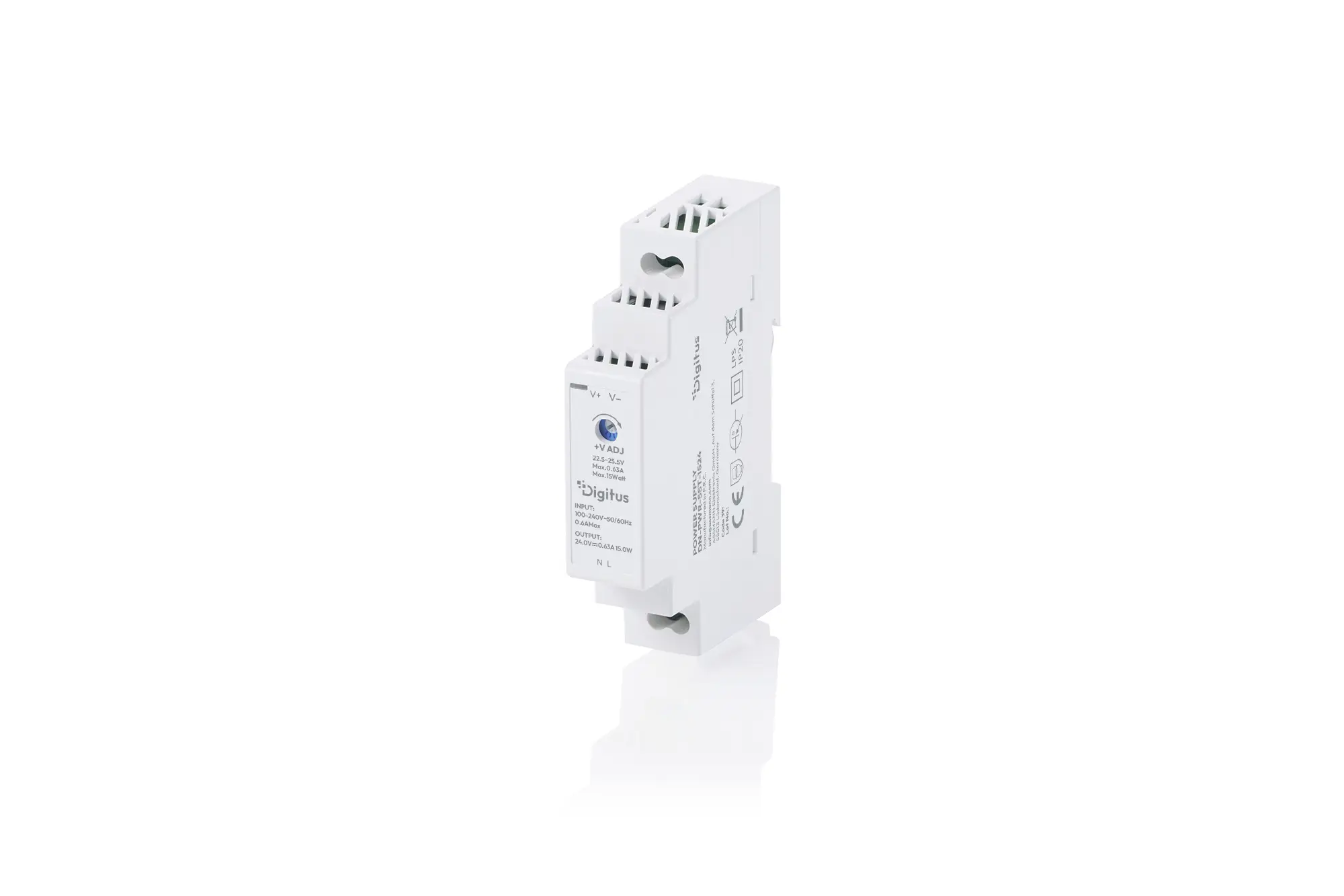 Digitus DN-PWR-SST-1524 síťový zdroj na DIN lištu 24 V/DC 0.63 A 15 W Obsah 1 ks Digitus DN-PWR-SST-1524 síťový zdroj na DIN lištu 24 V/DC 0.63 A 15 W Obsah 1 ks