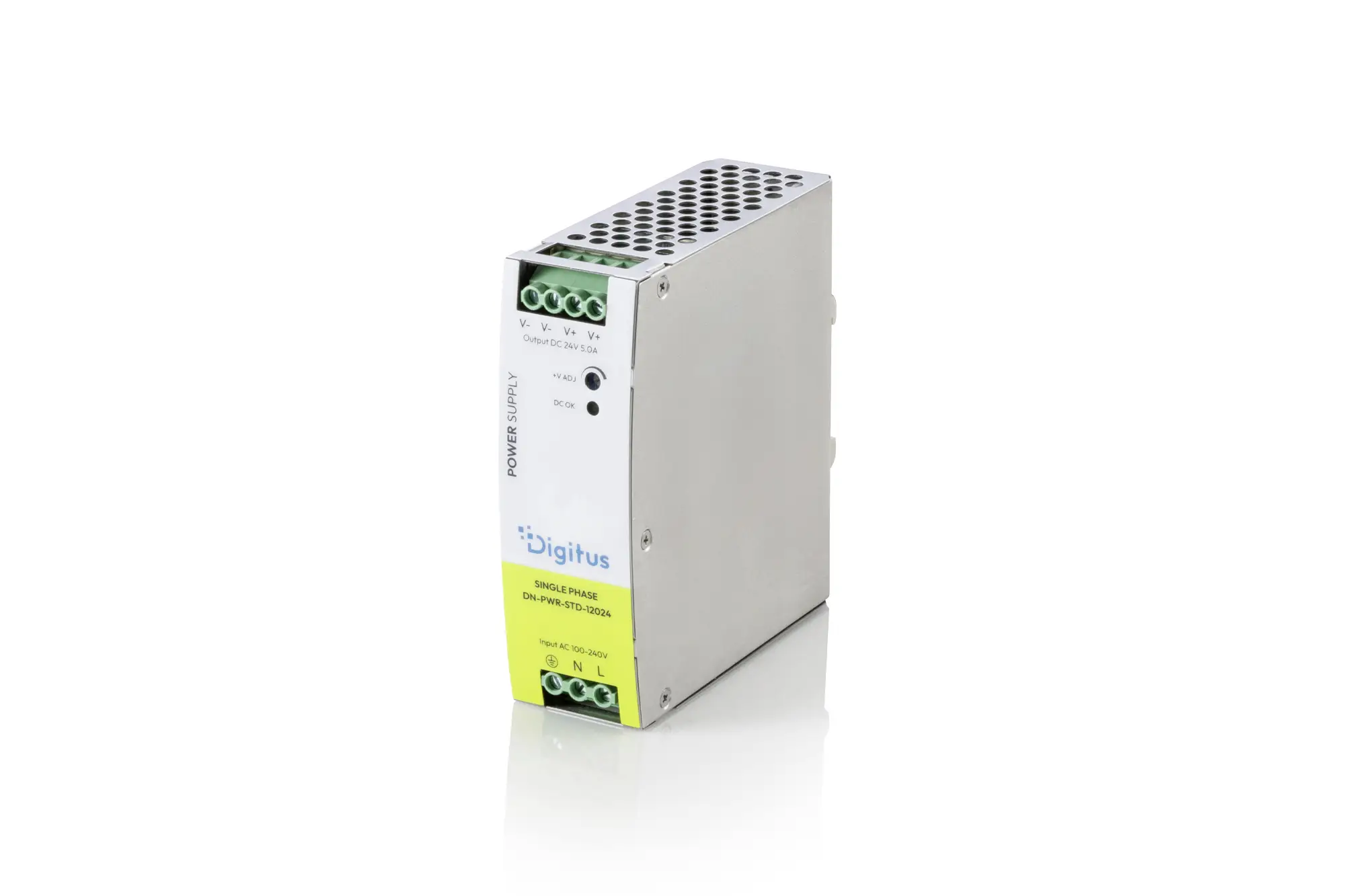 Digitus DN-PWR-STD-12024 průmyslový napájecí zdroj 24 V/DC 5 A 120 W Obsah 1 ks Digitus DN-PWR-STD-12024 průmyslový napájecí zdroj 24 V/DC 5 A 120 W Obsah 1 ks