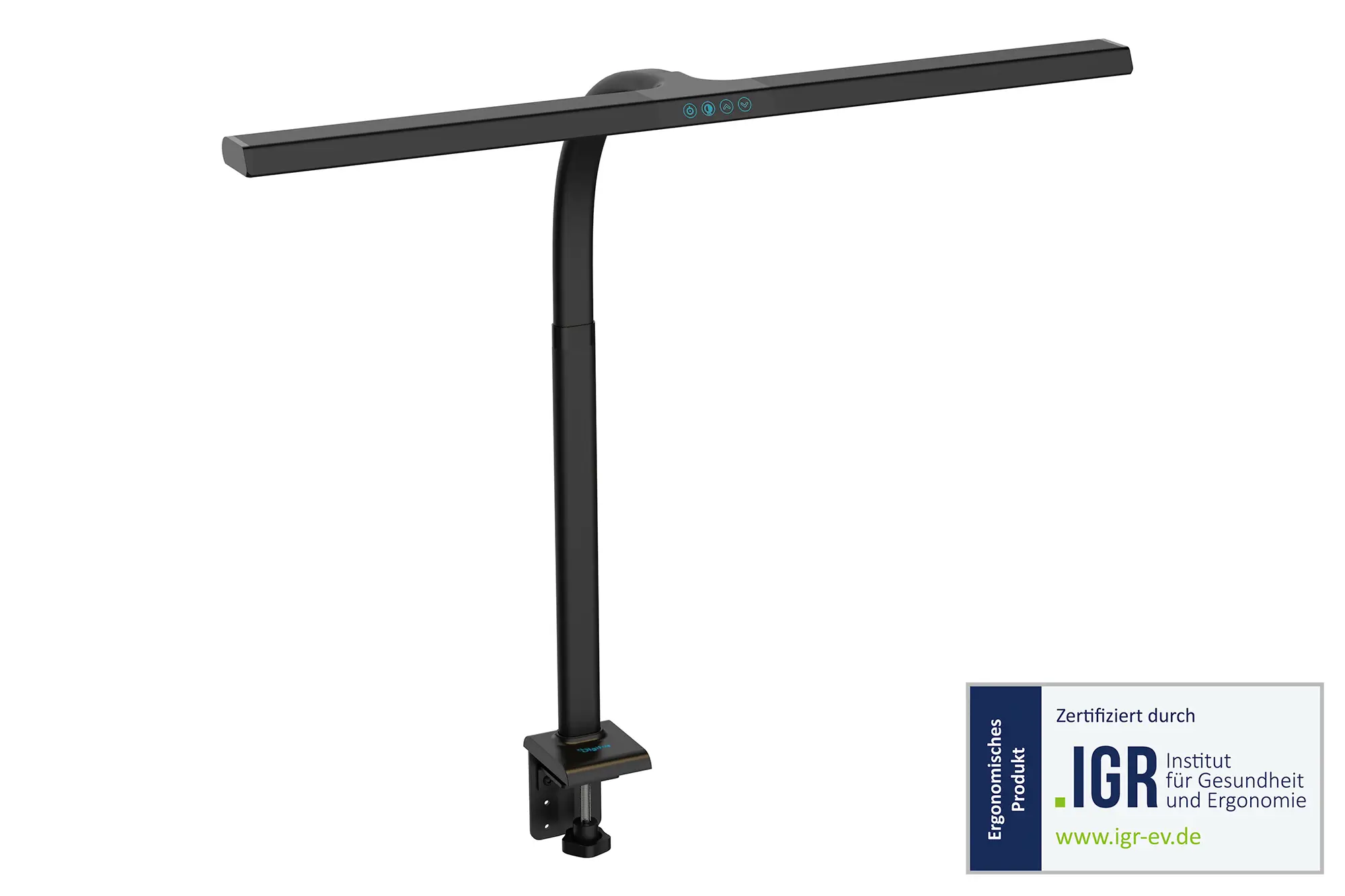 Digitus DA-90492 LED lampička na psací stůl, LED lampička na psací stůl s uchycením, LED stolní lampa, stolní lampa LED, SMD LED 16 W Energetická třída