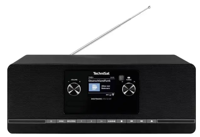 TechniSat DIGITRADIO 372 CD BT, schwarz 0000/5101 rádio s CD, DAB, DAB+, FM, černá