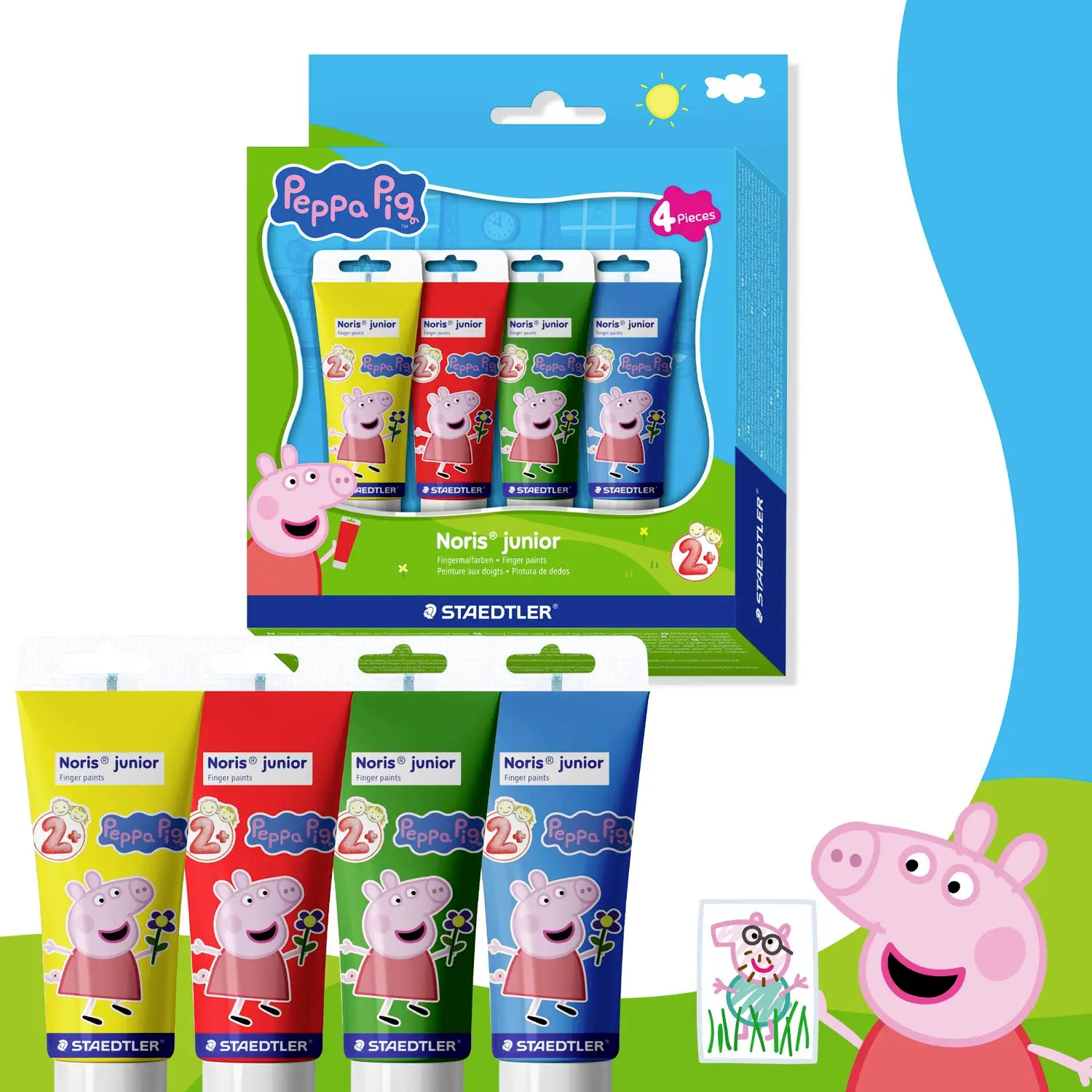 Staedtler 8814 L1 barva prstu NJ Peppa 4 ks(e) Staedtler 8814 L1 barva prstu NJ Peppa 4 ks(e)