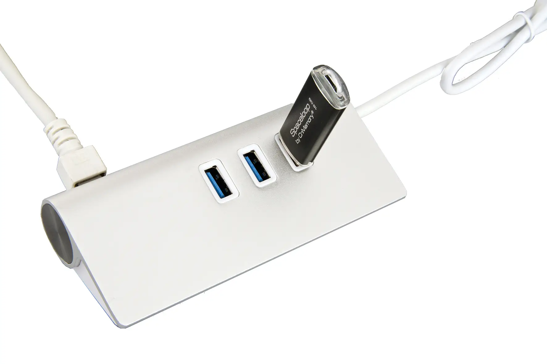 Exsys Exsys EX-1132-N - Hub - 3 x USB 3.2 Gen 1 + 1 x 10/100/1000 USB Hub stříbrná (metalíza) Exsys Exsys EX-1132-N - Hub - 3 x USB 3.2 Gen 1 + 1 x 10/100/1000 USB Hub stříbrná (metalíza)