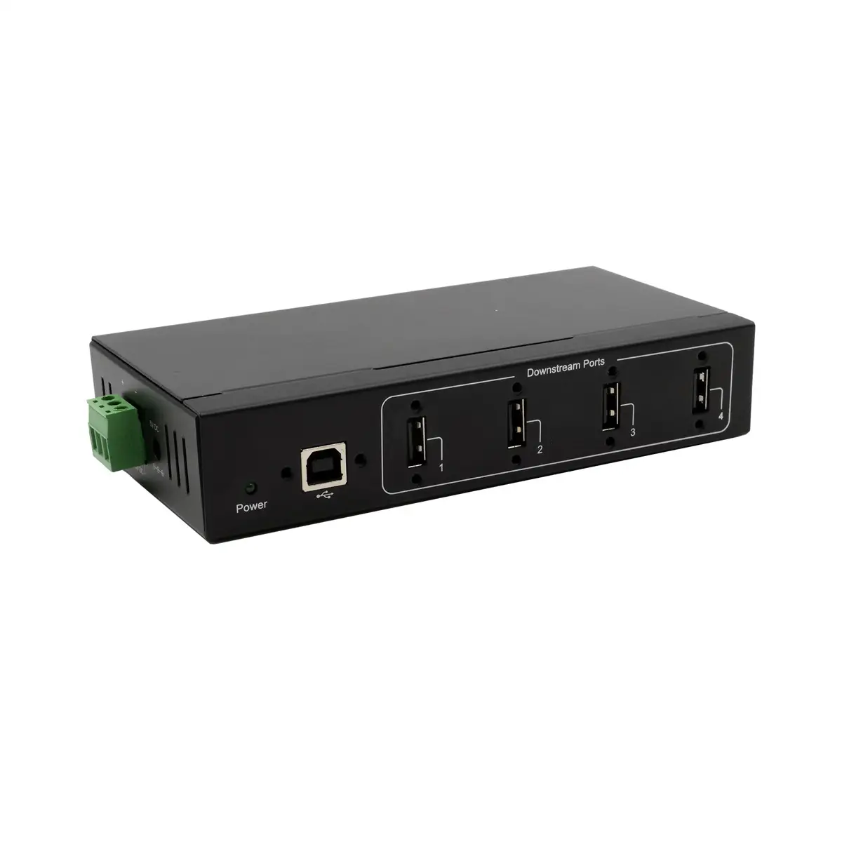 Exsys EXSYS - EX-11214HMVS 4 Port USB 2.0 Metall Hub Netzteil DIN-Rail-Kit Genesys USB Hub černá Exsys EXSYS - EX-11214HMVS 4 Port USB 2.0 Metall Hub Netzteil DIN-Rail-Kit Genesys USB Hub černá