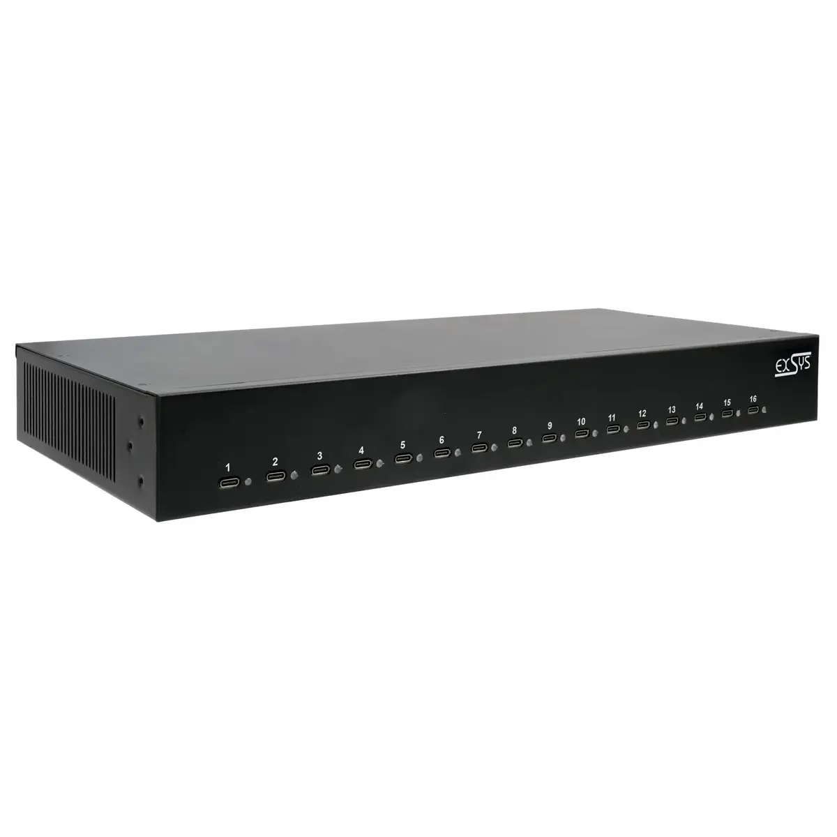Exsys EXSYS - EX-11017 16-Port Ladestation - 65.000 W - USB Typ C EX-11017 Rozbočovač, 1 ks
