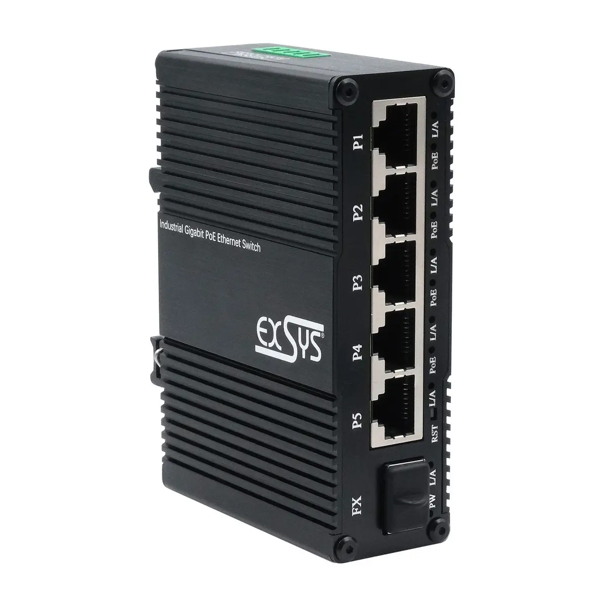 Exsys EX-62030MPoE-SFP EXSYS EX-62030MPoE-SFP-5+1 Port Industri síťový switch