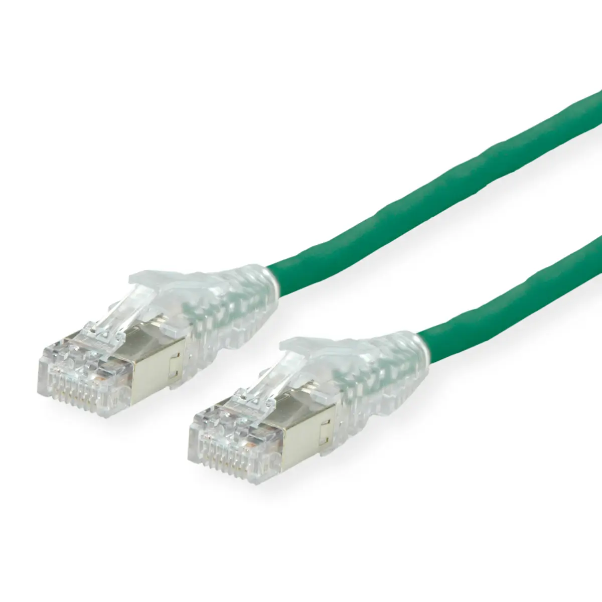 Secomp 21.05.0623 RJ45 síťové kabely, propojovací kabely CAT 6A S/FTP 20.00 m zelená dvoužilový stíněný, bez halogenů, samozhášecí 1 ks