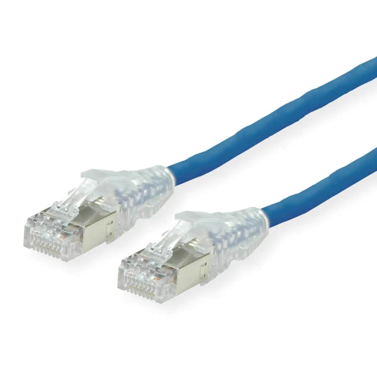 Secomp 21.05.0624 RJ45 síťové kabely, propojovací kabely CAT 6A S/FTP 20.00 m modrá dvoužilový stíněný, bez halogenů, samozhášecí 1 ks