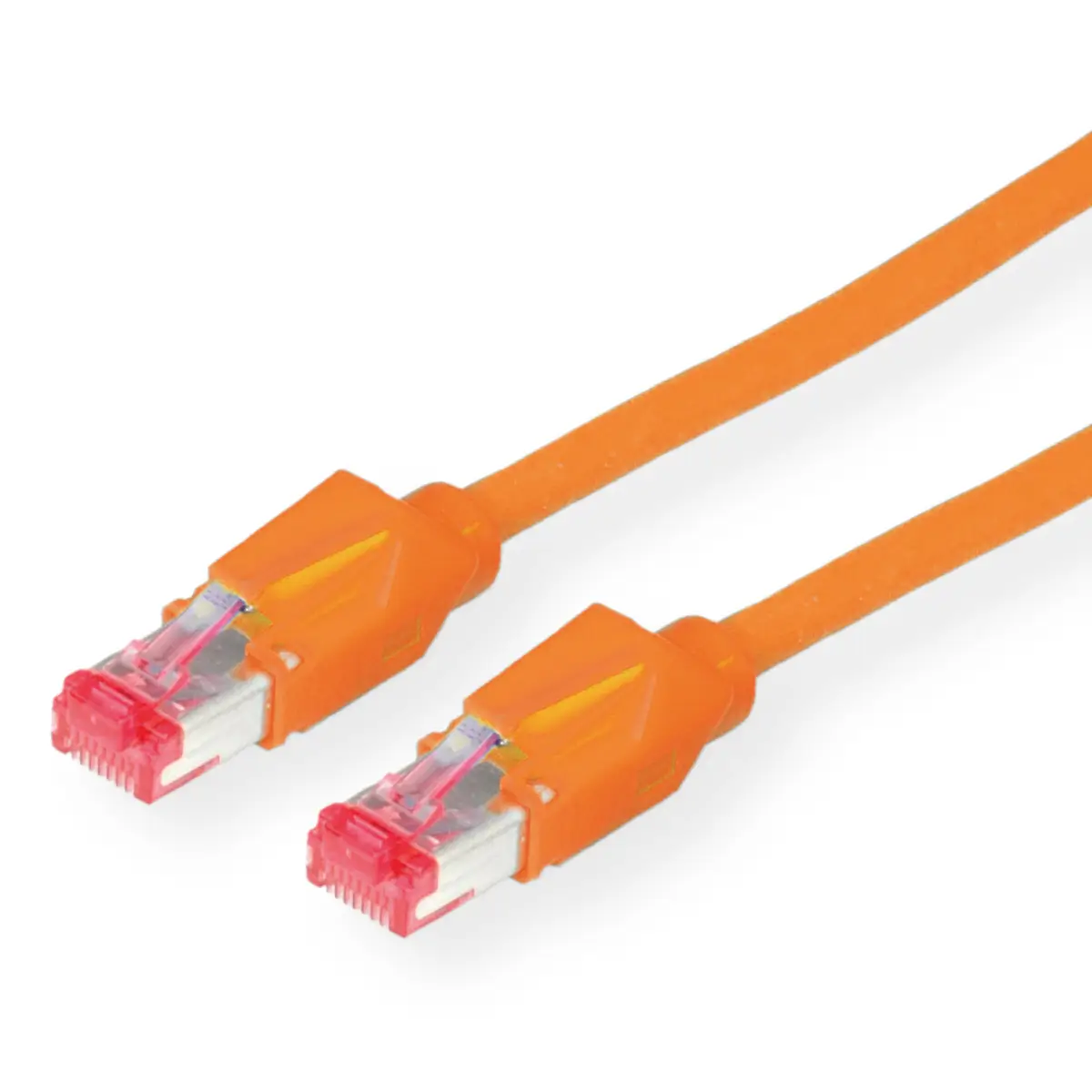 Secomp 21.05.2035 RJ45 síťové kabely, propojovací kabely CAT 6 S/FTP 3.00 m oranžová dvoužilový stíněný, bez halogenů, samozhášecí 1 ks