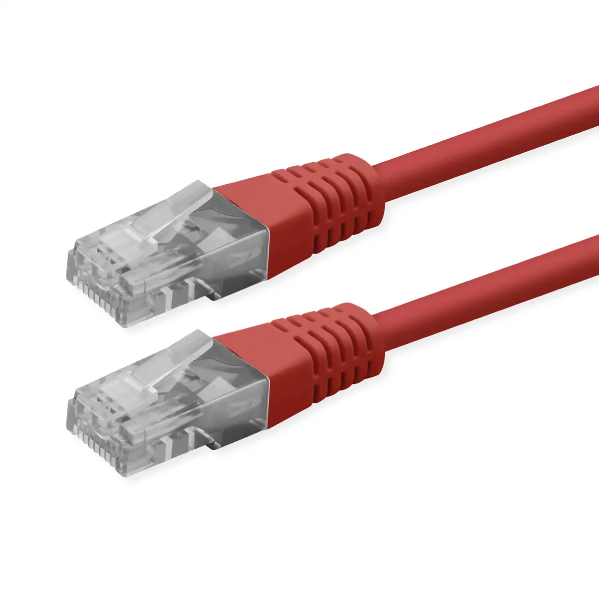 Roline 21.51.1561 RJ45 síťové kabely, propojovací kabely CAT 6 U/UTP 5.00 m červená (jasná) nestíněný 1 ks Roline 21.51.1561 RJ45 síťové kabely, propojovací kabely CAT 6 U/UTP 5.00 m červená (jasná) nestíněný 1 ks