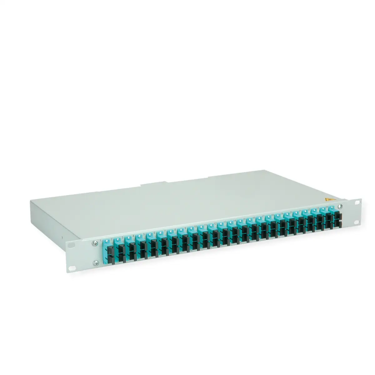Telegärtner TELEGÄRTNER BASIS eco LWL-Panel mit Kupp Skleněná vlákna 1 U šedá Telegärtner TELEGÄRTNER BASIS eco LWL-Panel mit Kupp Skleněná vlákna 1 U šedá