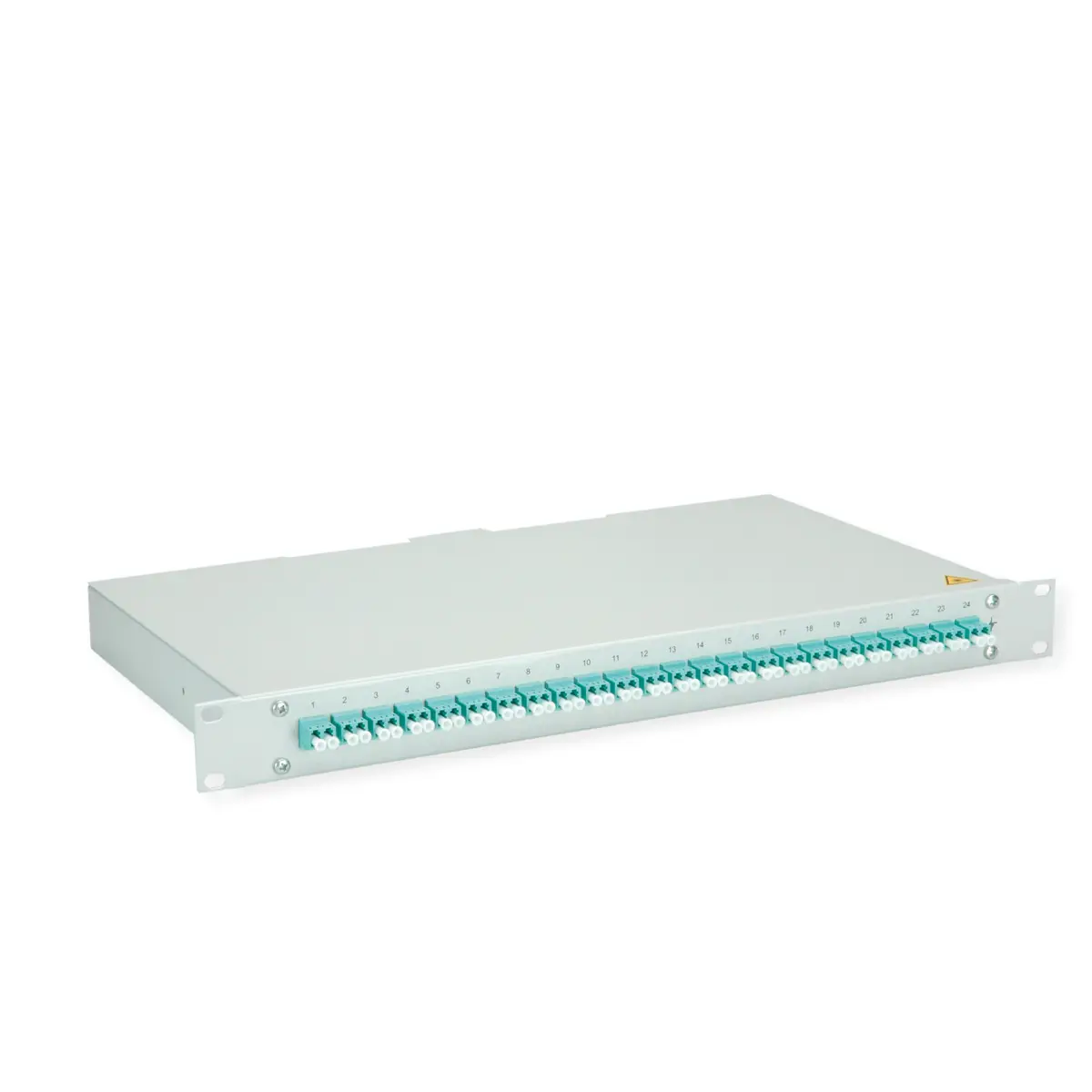 Telegärtner TELEGÄRTNER BASIS eco LWL-Panel mit Kupp Skleněná vlákna 1 U šedá Telegärtner TELEGÄRTNER BASIS eco LWL-Panel mit Kupp Skleněná vlákna 1 U šedá