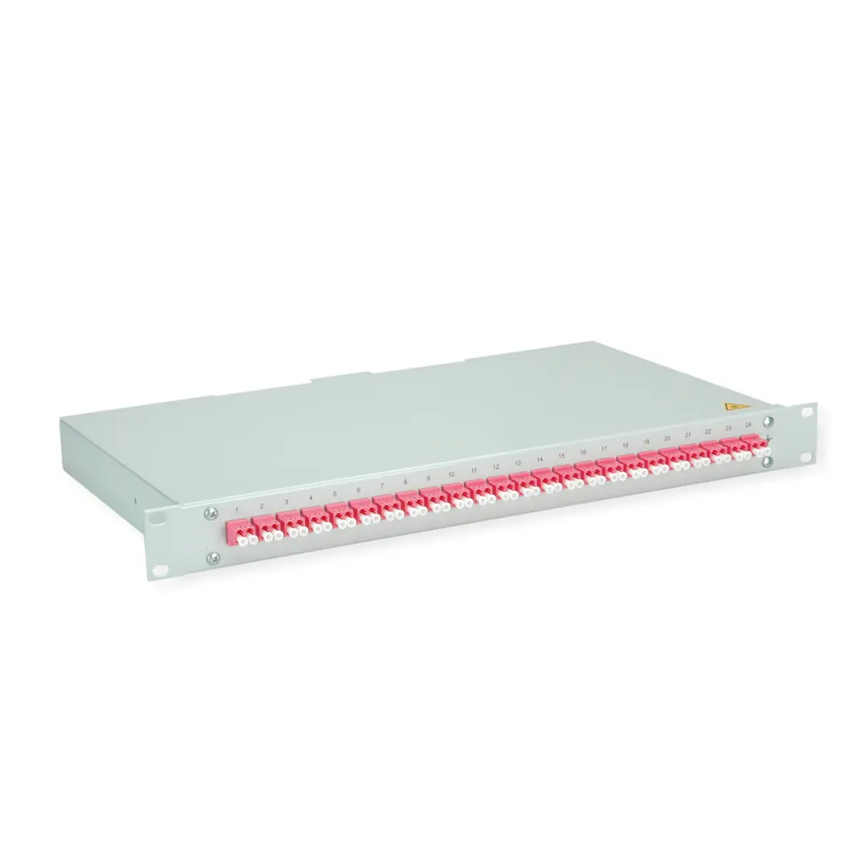 Telegärtner TELEGÄRTNER BASIS eco LWL-Panel mit Kupp Skleněná vlákna 1 U šedá Telegärtner TELEGÄRTNER BASIS eco LWL-Panel mit Kupp Skleněná vlákna 1 U šedá