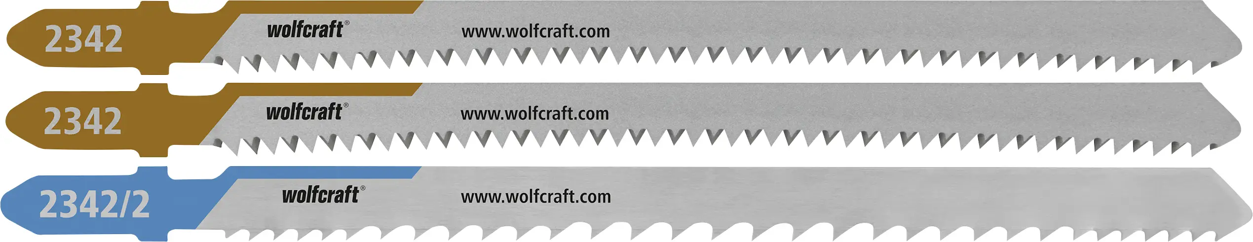 Wolfcraft 2342000 1 projektová sada pro listy nožové pilky pro kuchyňské roboty 1 sada