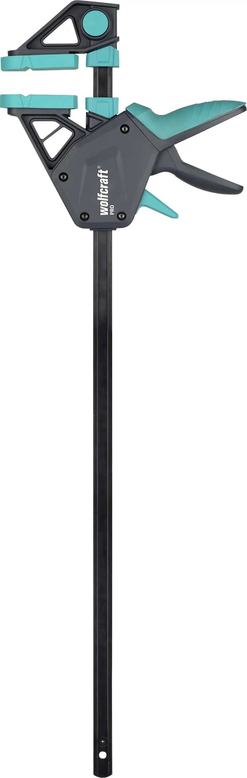 Wolfcraft 3092000 jednoruční svorka Rozpětí (max.):450 mm Vnější délka: 659 mm Délka vyložení:85 mm