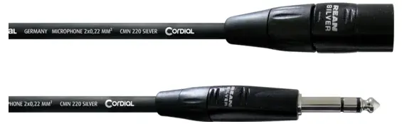 Cordial CIM 6 MV mikrofonový kabel 2 x 0.22 mm² černá 1 ks
