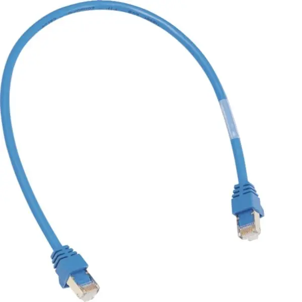 Hager ZZ45WAN040 RJ45 síťové kabely, propojovací kabely 0.4 m modrá 1 ks