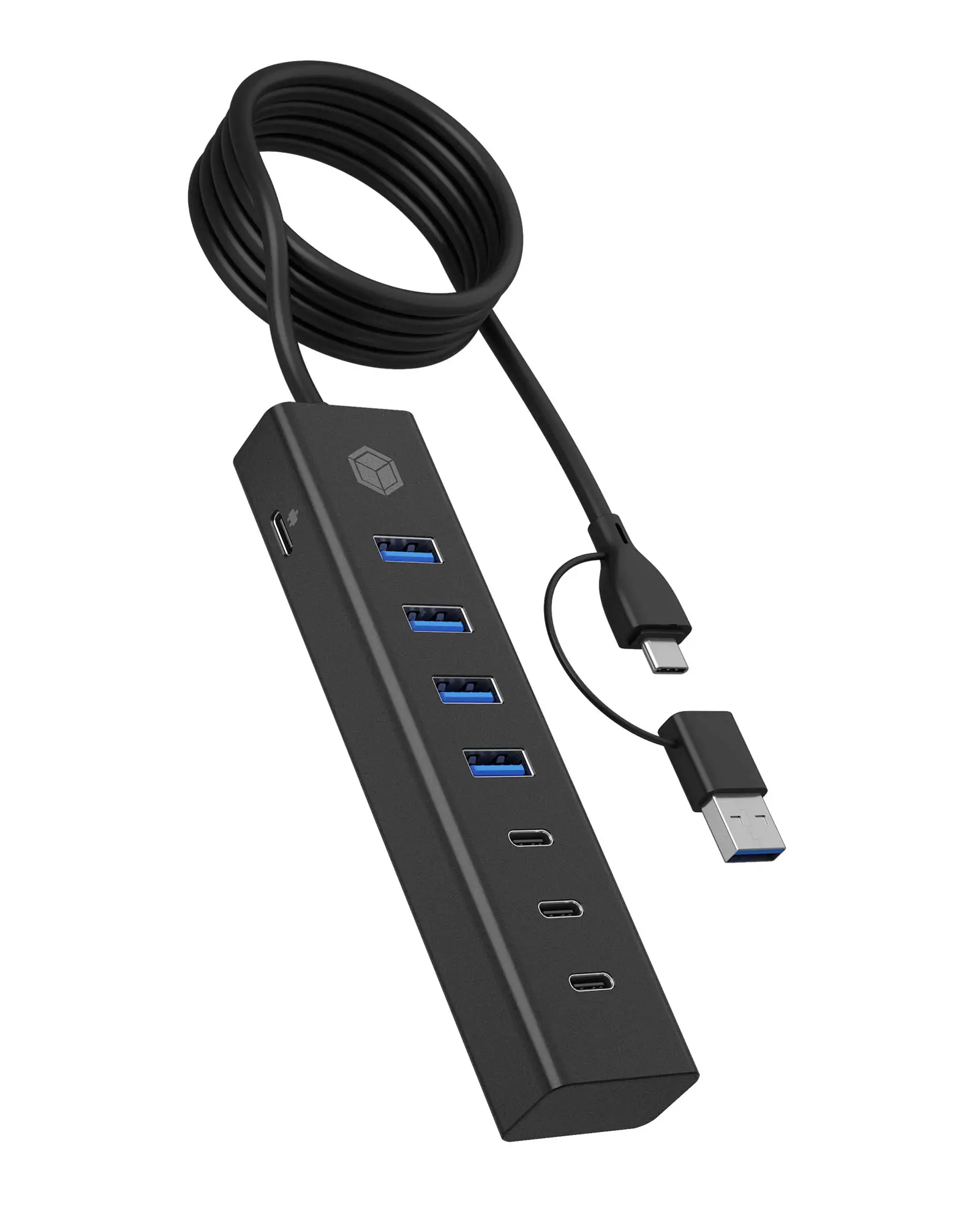 ICY BOX 61065 USB Hub černá IB-HUB1737-C3 ICY BOX 61065 USB Hub černá IB-HUB1737-C3