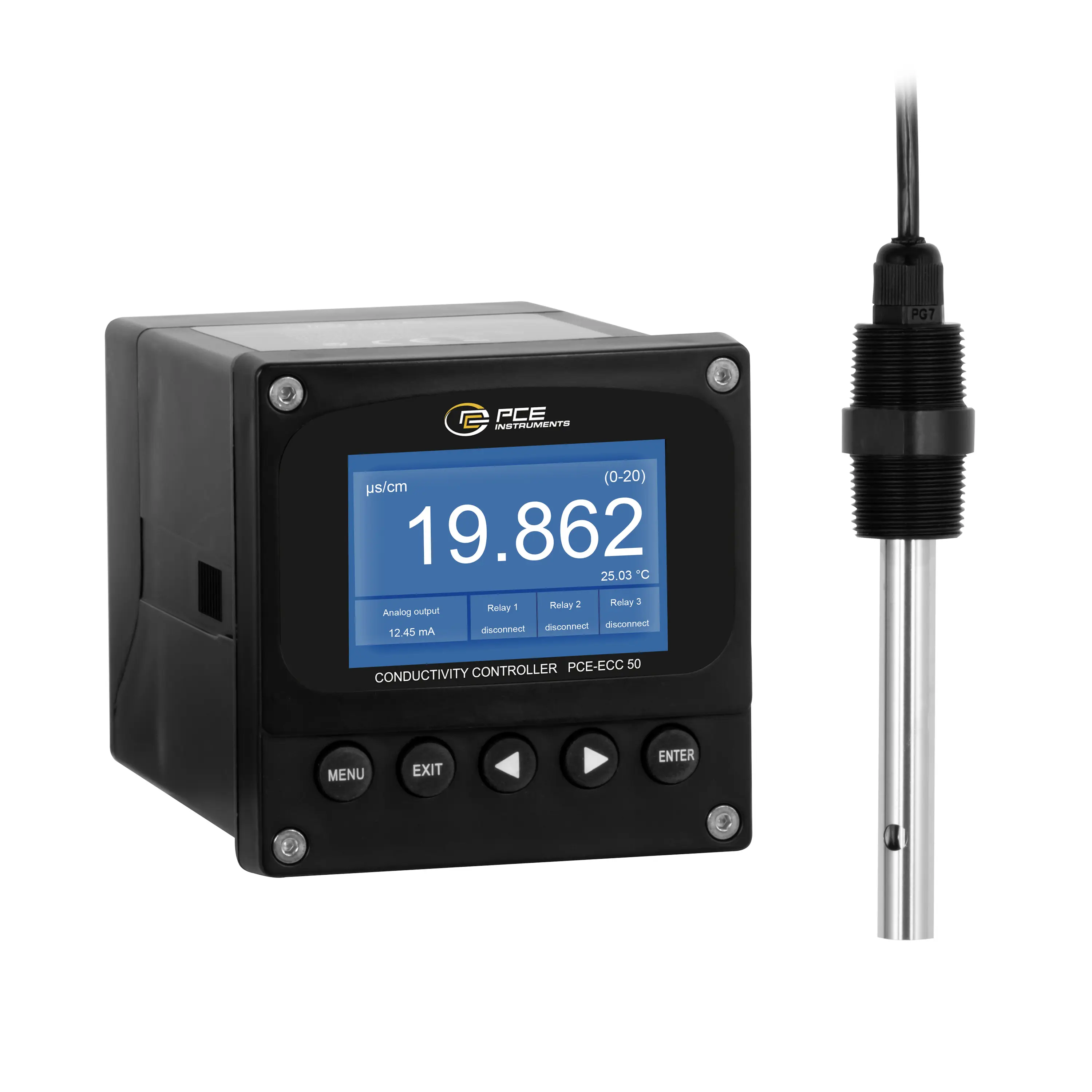 PCE Instruments PCE-ECC 50 měřič vodivosti vodivost PCE Instruments PCE-ECC 50 měřič vodivosti vodivost