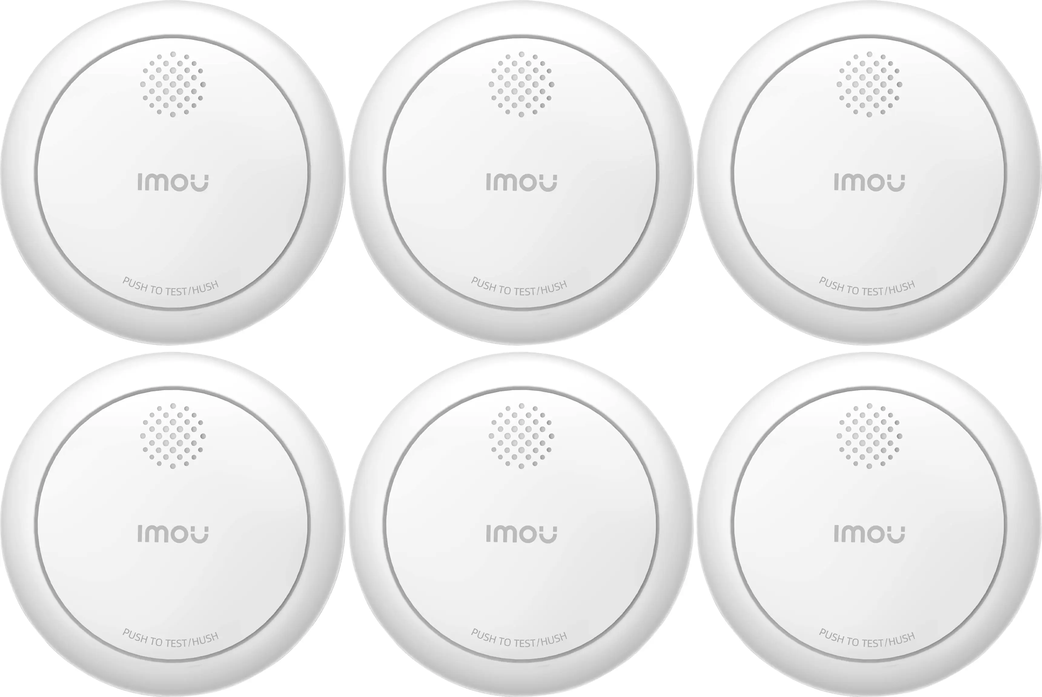 IMOU ZSM1Kit-EU-6-M detektor kouře sada 6 ks vč. baterie s životností 5 let na baterii (Ø x v) 86 mm x 34.5 mm