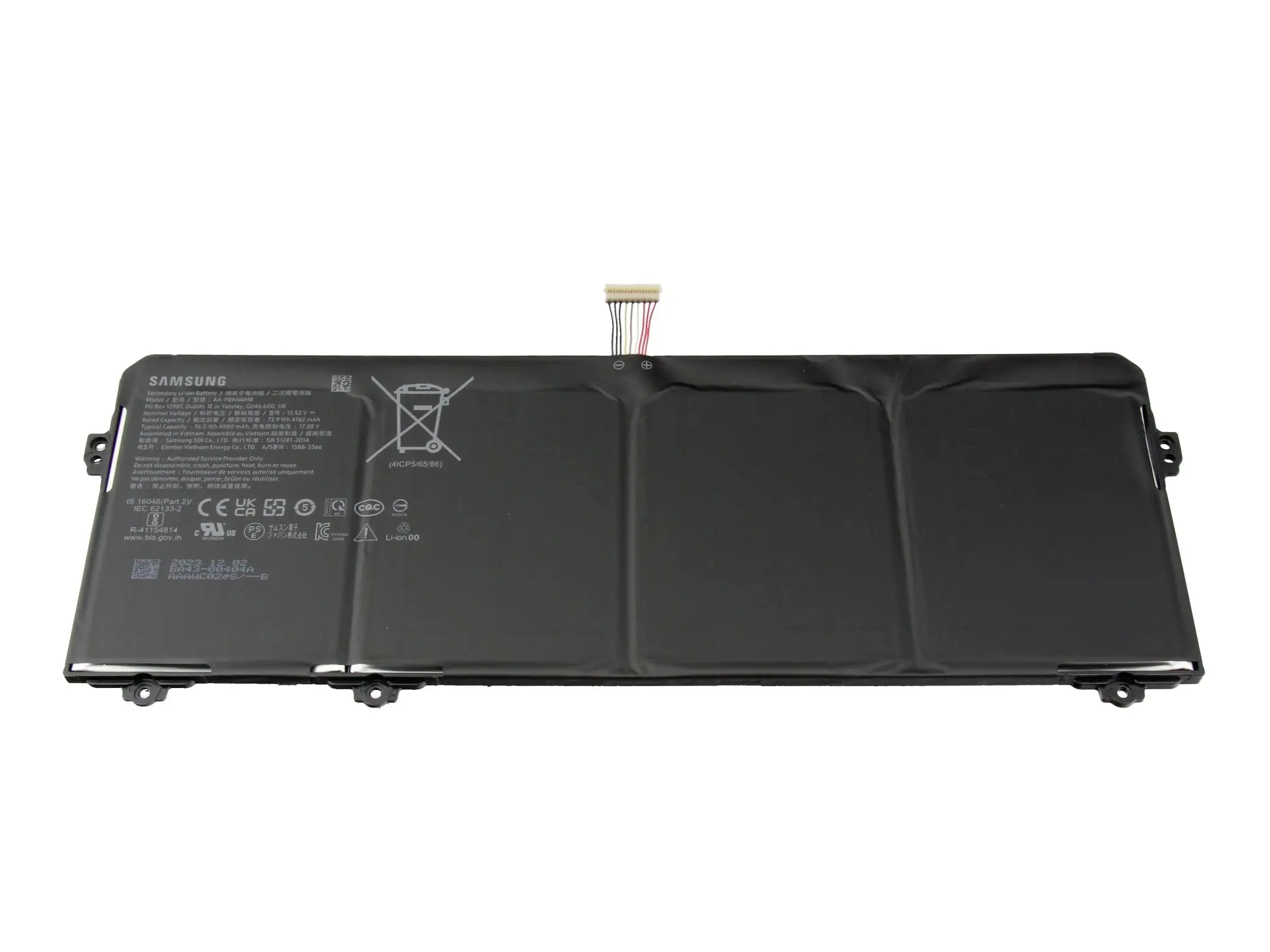 Samsung akumulátor do notebooku Akku BA43-00404A 17.88 V 4900 mAh Samsung