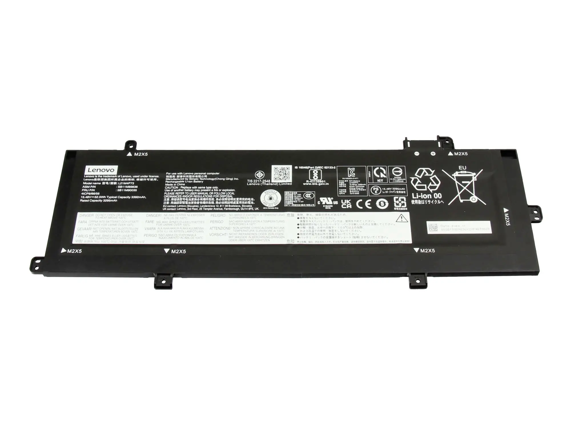 Lenovo akumulátor do notebooku Akku 5B11M90035 15.48 V 3390 mAh Lenovo