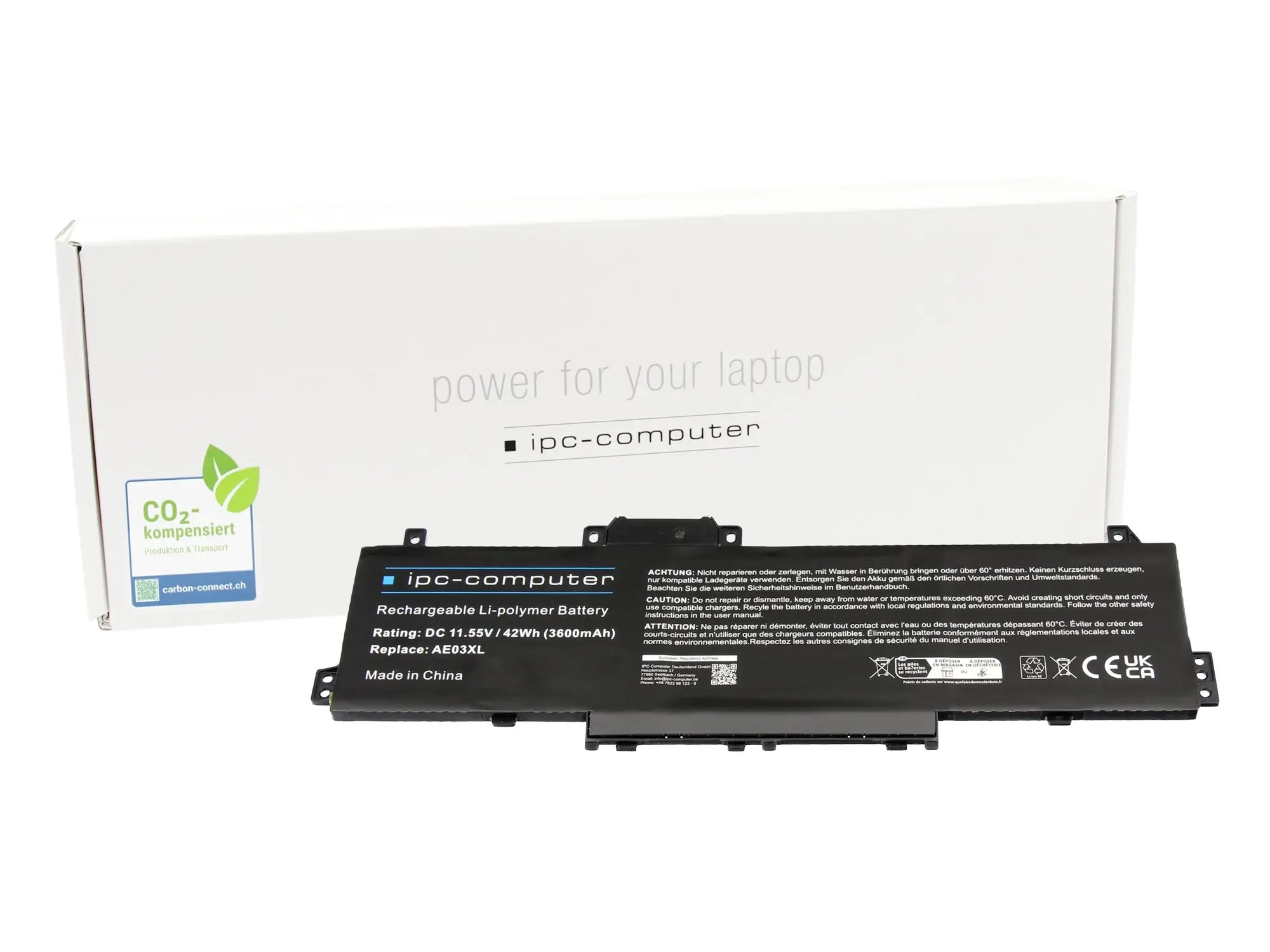 ipc-computer akumulátor do notebooku Akku N21969-005 REPLACE 11.55 V 3600 mAh IPC-Computer