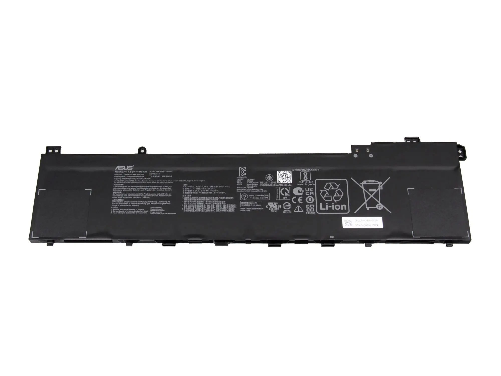 Asus akumulátor do notebooku Akku 0B200-04040000 11.55 V 8380 mAh Asus