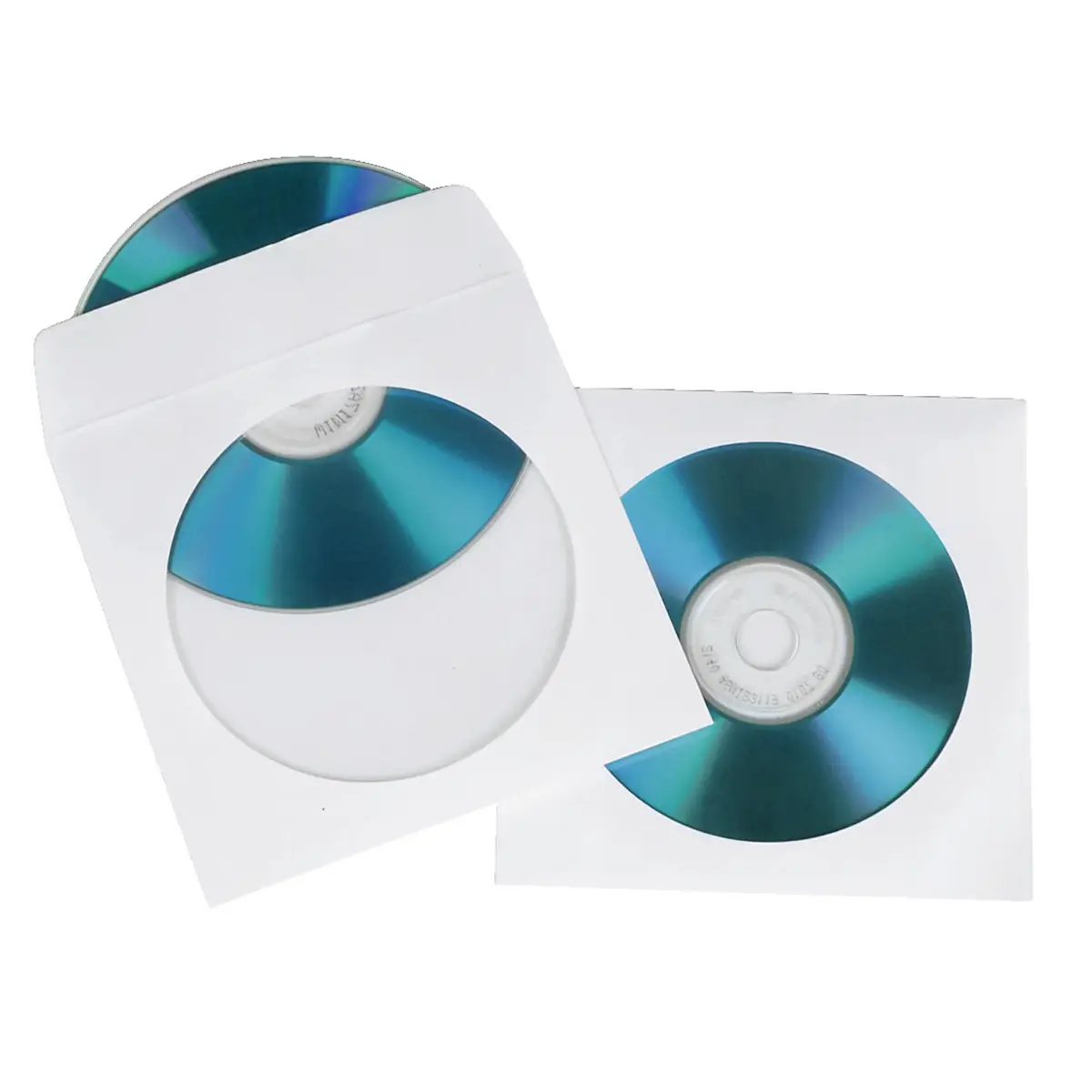 Hama obal na CD 00051174 bílá papír 100 ks