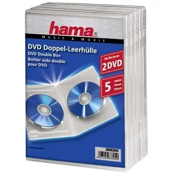 Hama obal na CD 00083894 transparentní 5 ks