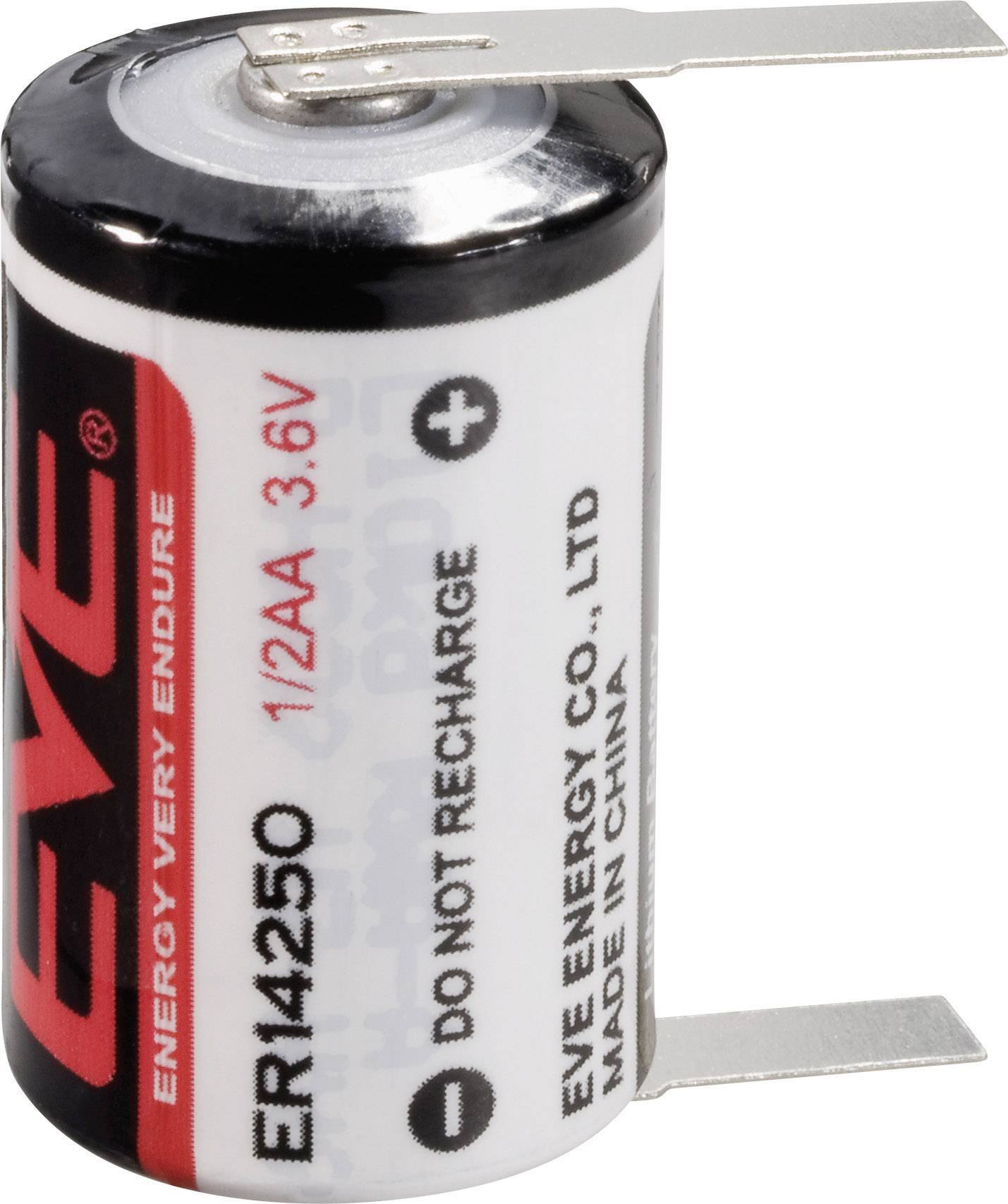 EVE ER14250T speciální typ baterie 1/2 AA pájecí špička ve tvaru U lithiová  3.6 V 1200 mAh 1 ks