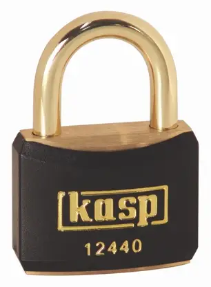 Kasp K12440BLAD visací zámek na klíč, 40 mm, mosaz Kasp K12440BLAD visací zámek na klíč, 40 mm, mosaz