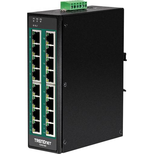 TrendNet 21.22.1441 TI-PG160 průmyslový ethernetový switch 10 / 100 / 1000 MBit/s