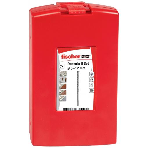 Fischer Quattric II 553210 příklepový vrták 5 mm, 6 mm, 8 mm, 10 mm, 12 mm SDS plus 1 ks