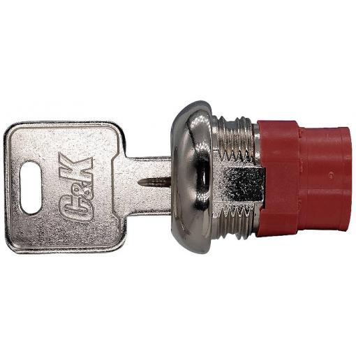 C & K Switches Y200AB2CFWCNQ klíčový spínač 125 V 4 A 2x zap/zap/zap/zap 1 ks