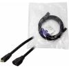 LogiLink USB kabel USB 2.0 USB Micro-B zástrčka, USB Micro-B zásuvka 3.00 m černá CU0124