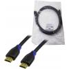 LogiLink HDMI kabel Zástrčka HDMI-A, Zástrčka HDMI-A 3.00 m černá CH0063 4K UHD, Audio Return Channel, pozlacené kontakty HDMI kabel