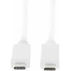 LogiLink USB kabel USB 3.2 Gen1 USB-C ® zástrčka, USB-C ® zástrčka 1.00 m bílá CU0131