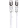 Intellinet 741903 RJ45 síťové kabely, propojovací kabely CAT 6a (surový kabel CAT 7) S/FTP 0.25 m bílá bez halogenů 1 ks