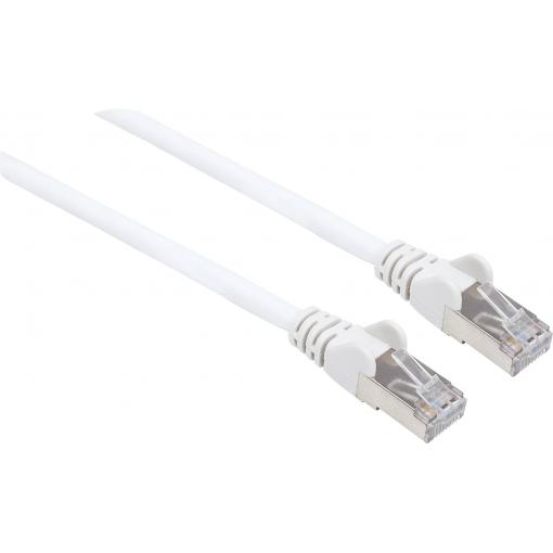 Intellinet 741422 RJ45 síťové kabely, propojovací kabely CAT 6a (surový kabel CAT 7) S/FTP 20.00 m bílá bez halogenů 1 ks