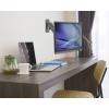 Manhattan držák na zeď pro monitor 461603 1 Displej: (s) 43,2 cm (17) - 81,3 cm (32) černá otočný, nastavitelná výška, naklápěcí, nakláněcí, otočný