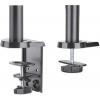 Manhattan držák na stůl pro monitor 461597 2 Displej: (s) 43,2 cm (17) - 81,3 cm (32) černá otočný, nastavitelná výška, naklápěcí, nakláněcí