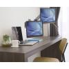Manhattan držák na zeď pro monitor 461627 2 Displej: (s) 43,2 cm (17) - 81,3 cm (32) černá otočný, nastavitelná výška, naklápěcí, nakláněcí