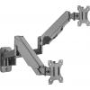 Manhattan držák na zeď pro monitor 461627 2 Displej: (s) 43,2 cm (17) - 81,3 cm (32) černá otočný, nastavitelná výška, naklápěcí, nakláněcí
