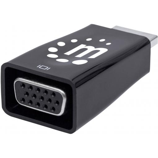 Manhattan 151542 HDMI adaptér [1x HDMI zástrčka - 1x VGA zásuvka] černá 0 mm