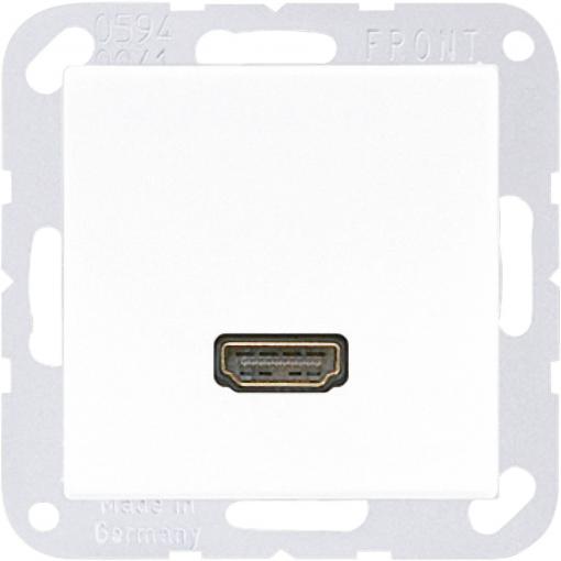 Jung vestavný HDMI AS 500, A 500, A creation, A plus alpská bílá MAA1112WW 1 ks
